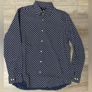 G Star Raw men’s dress long sleeve shirt, Navy. xxl